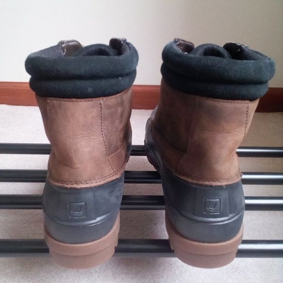 SPERRY Men's 19274 Brewster Waterproof Leather Duck Boots - BRAND NEW - Picture 4 of 7